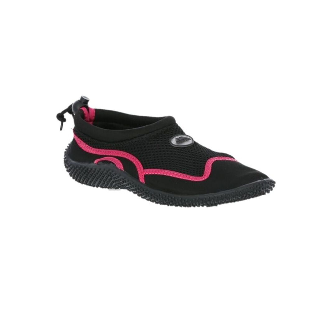 Trespass Adults Unisex Paddle Aqua Swimming Shoe / Black/Raspberry